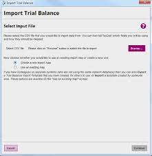 How Do I Import A Trial Balance Using A Csv Knowledge Base