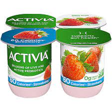 activia light blended strawberry nonfat