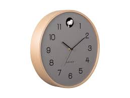 Karlsson Wall Clock Natural Cuckoo