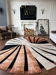 oval rug patterned oval custom viscose