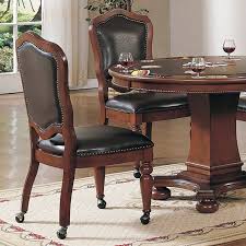 Essentials racing style leather you can easily spend long hours sitting on this chair, and it will never allow you to feel a single kind of. Sunset Trading Bellagio Caster Chair Set Of 2 Game Table And Chairs Dining Chairs Dining Table