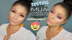 testing out makeup academy tutorial