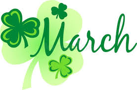 March. Headline with group of shamrocks , #Affiliate, #Headline, #March,  #shamrocks, #group #ad | March images, March month, Hello march