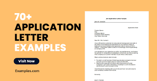 application letter exles 70
