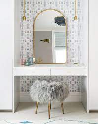 Gustav schmiege photography combine a purchased cabinet base with a birch plywood countertop for a customized diy bathroom vanity makeover that fits even the smallest of spaces. 11 Stylish Makeup Vanity Ideas Vanity Table Organization Tips