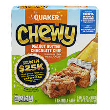 quaker chewy granola bar peanut er