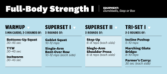 beginner workout plan 4 week strength