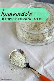 homemade ranch dressing mix quick and