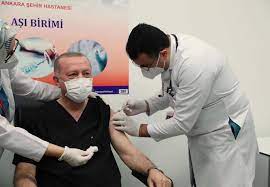 President Erdoğan receives first dose of Sinovac's COVID-19 vaccine |
