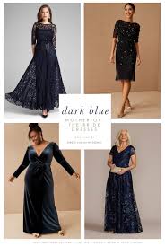 dark blue mother of the bride dresses