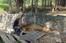 building a dry stone bridge