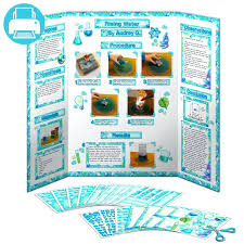 Tri Fold Science Board Fold Poster Board Template Site Science Board