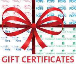 Bso Pops Tanglewood Gift Certificates Official Website