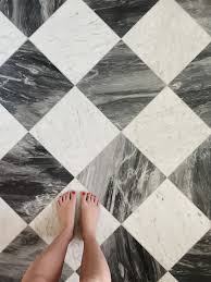 marble checkerboard floors