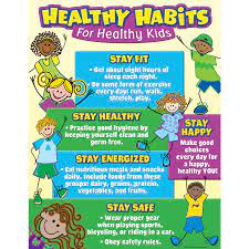 healthy habits for healthy kids chart