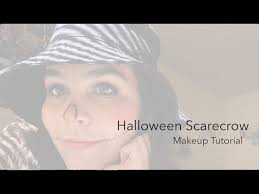 halloween scarecrow makeup tutorial