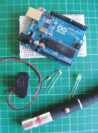 laser trip wire alarm with arduino