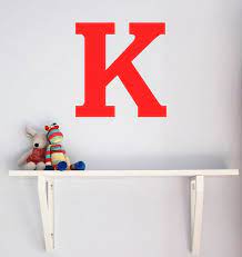 Large Letter Wall Sticker By Little