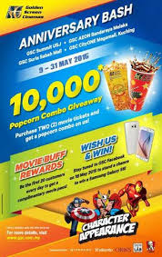 The largest competitor of the cinema is lotus five star cinemas and tgv cinemas. Calameo Anniversary Bash Promotion At Golden Screen Cinemas Valid Until 31 May 201566132 66132