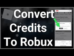 how to convert roblox credit to robux