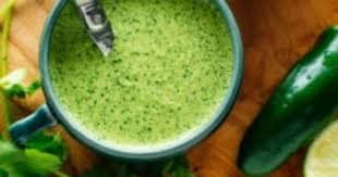 aji verde y peruvian green sauce