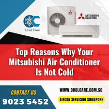 mitsubishi air conditioner is not cold
