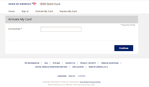 Activating the bank of america edd debit card is easy. Www Bankofamerica Com Eddcard Bank Of America Edd Card