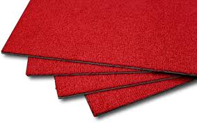 carpet tiles royal red looped 50cm x
