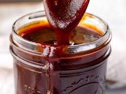 homemade sweet bbq sauce cooking for