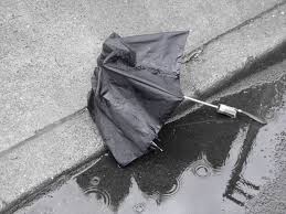 broken umbrella