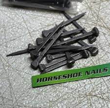 horseshoe nails farriers hold lead