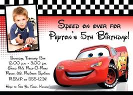 Invitation Maker Cars Theme Best Of Disney Cars Birthday Party