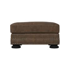 foster leather ottoman 5371lmo by