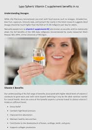 Vitamin c helps the body produce collagen and is present in skin, muscle, and other tissues. Vitamin C Supplements Nz By Life Pharmacy Orewa Issuu