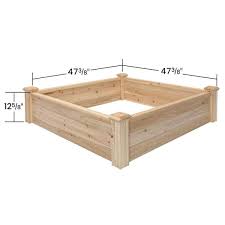 Deluxe Cedar Raised Garden Bed Tool