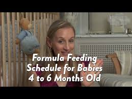 Here's where it all begins. Formula Feeding Schedule For Babies 4 To 6 Months Old Cloudmom Youtube