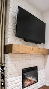Brick Wall With Fireplace Rustic