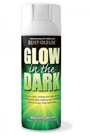 Astroglow glow in the dark paint for metal astroglow is the best glow in the dark paint for those wanting to paint a couple of metallic things. Is This The Haunt Builder Choice Rust Oleum S Glow In The Dark Spray Paint Can Be Sprayed Onto Walls Glow In The Dark Spray Paint Glow In The Dark Glow Paint