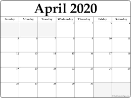 It's possible to find out to make a monthly calendar. April 2020 Calendar Free Printable Monthly Calendars Free Monthly Calendar Calendar Printables Blank Monthly Calendar
