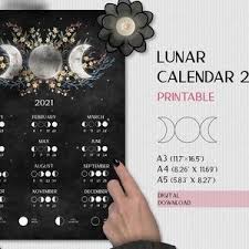 Dates and times are displayed in utc timezone (ut±0). 2021 Lunar Calendar Printable Witchy Calendar 2021 Moon Etsy In 2021 Lunar Calendar Moon Calendar Calendar Printables