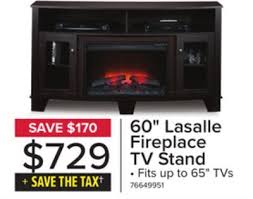 Lasalle Fireplace Tv Credenza