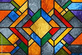 Colored Stained Glass Window