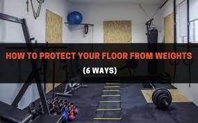 how to protect your floor from weights
