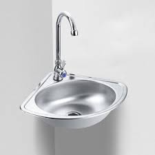 Stainless Steel Triangle Wash Basin