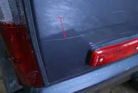There are five layers on any modern car: Surface Science Car Scratches