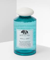 origins well off fast and gentle eye makeup remover 150ml