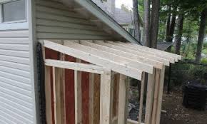 2x4 or 2x6 rafters for shed roof