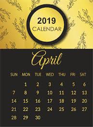 April 2019 Calendar Printable Free Site Provides Calendar