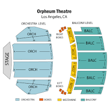 Orpheum Theatre Los Angeles Seating Chart Orpheum Theatre