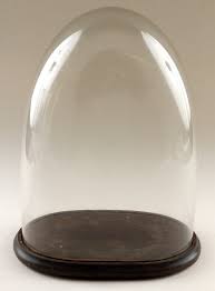 Victorian Style Glass Cloche Dome